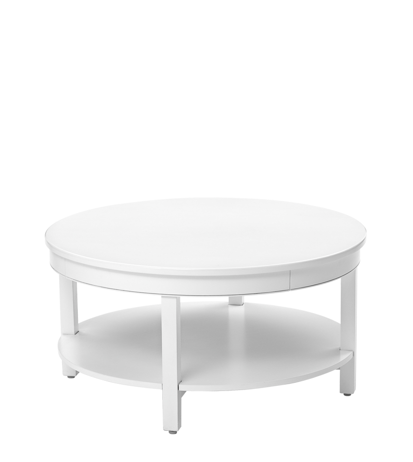 Soffor mobler: runt soffbord vitt
